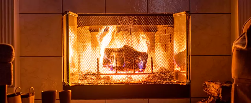 Mendota Hearth Landscape Fireplace Installation in Niles, Ohio
