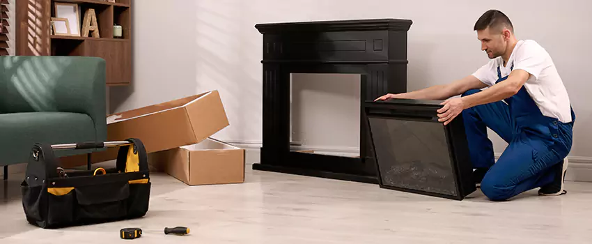 Old Rusted Metal Fireplace Repair And Replacement in Niles, OH